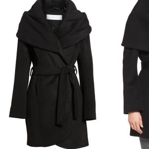 Tahari Marla Wool Wrap Coat - Size XS